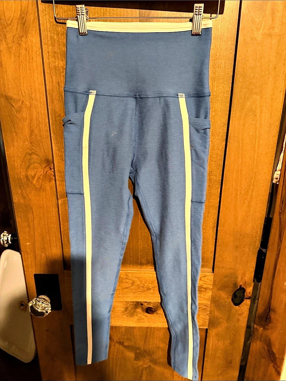 Beyond Yoga Spacedye New Moves High Waisted Midi Legging Midi Leggings Blue &